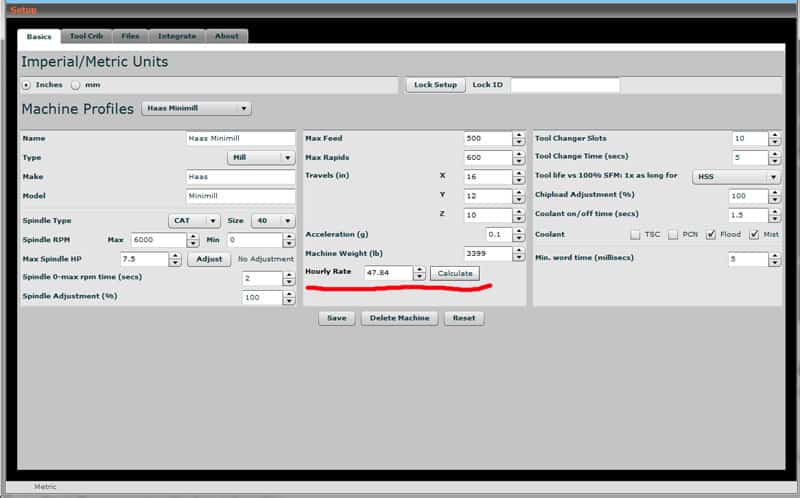 Machining webpage for Haas Mini Mill on CNCCookbook.com.