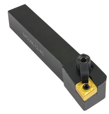 Black metal end mill with gold tip and MCNL-12-4C text.