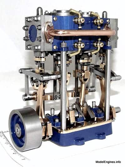 Intricate engine illustration