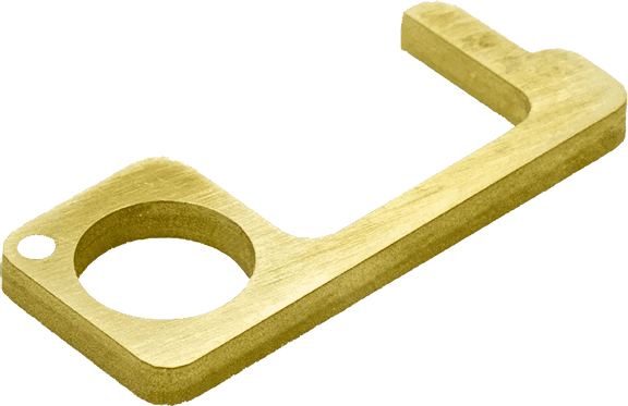 L-Shaped Metal Bracket with Circular and Round Holes