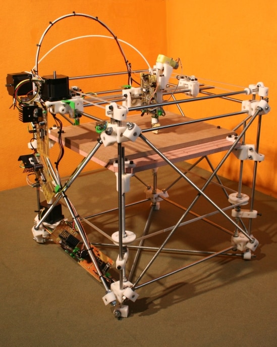 Three-axis CNC machine or 3D printer.