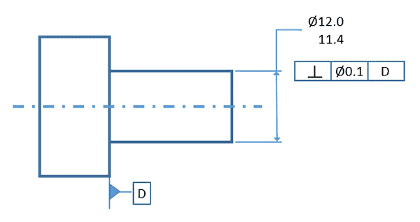 Technical drawing with dimensions 12.0 and 11.4.
