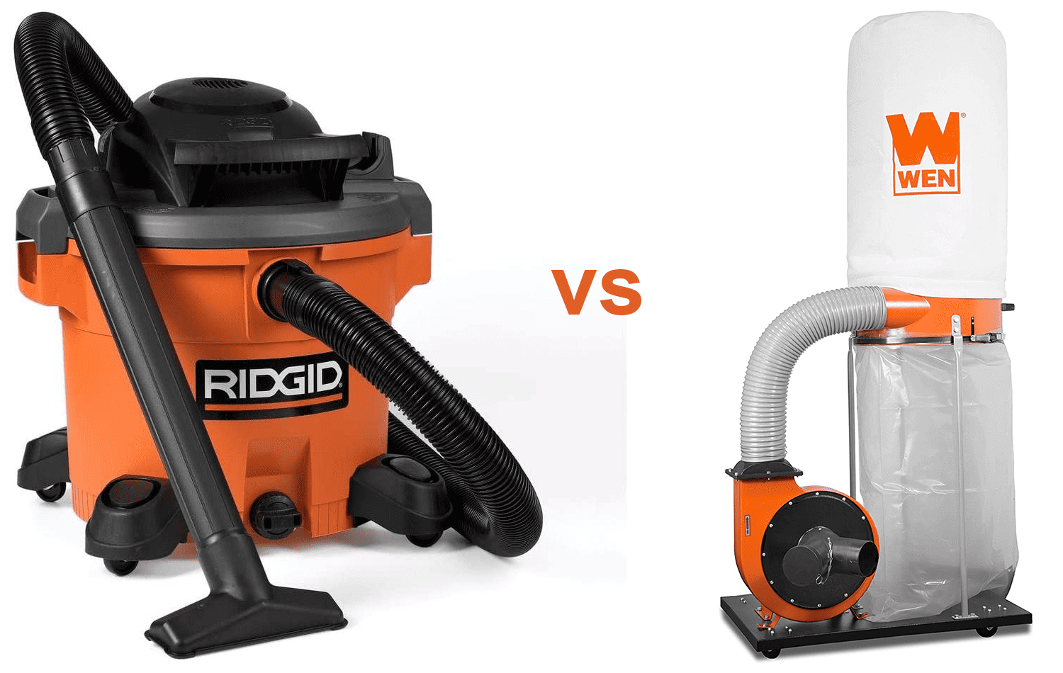 Ridgid and Wen shop vacuums compared on CNCCookbook.com.