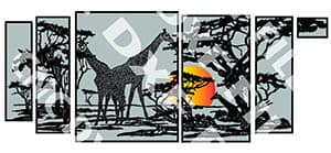 Giraffe Panel Scene